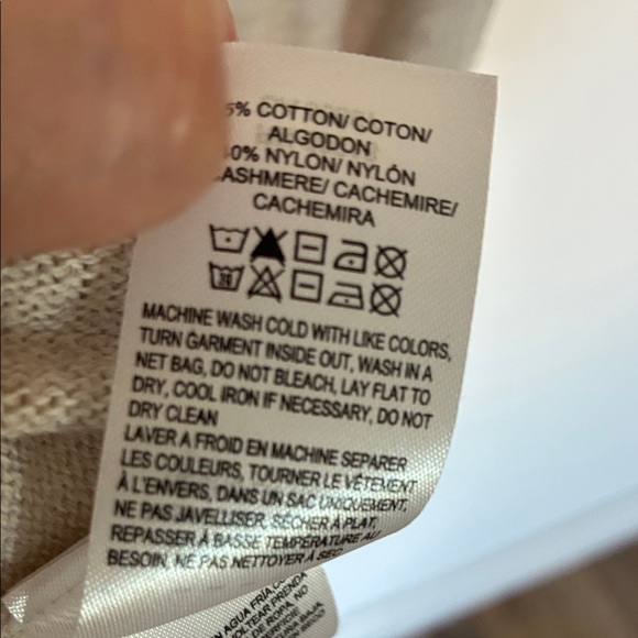 Lucky Brand Cream Sweater XS - Picture 3 of 4